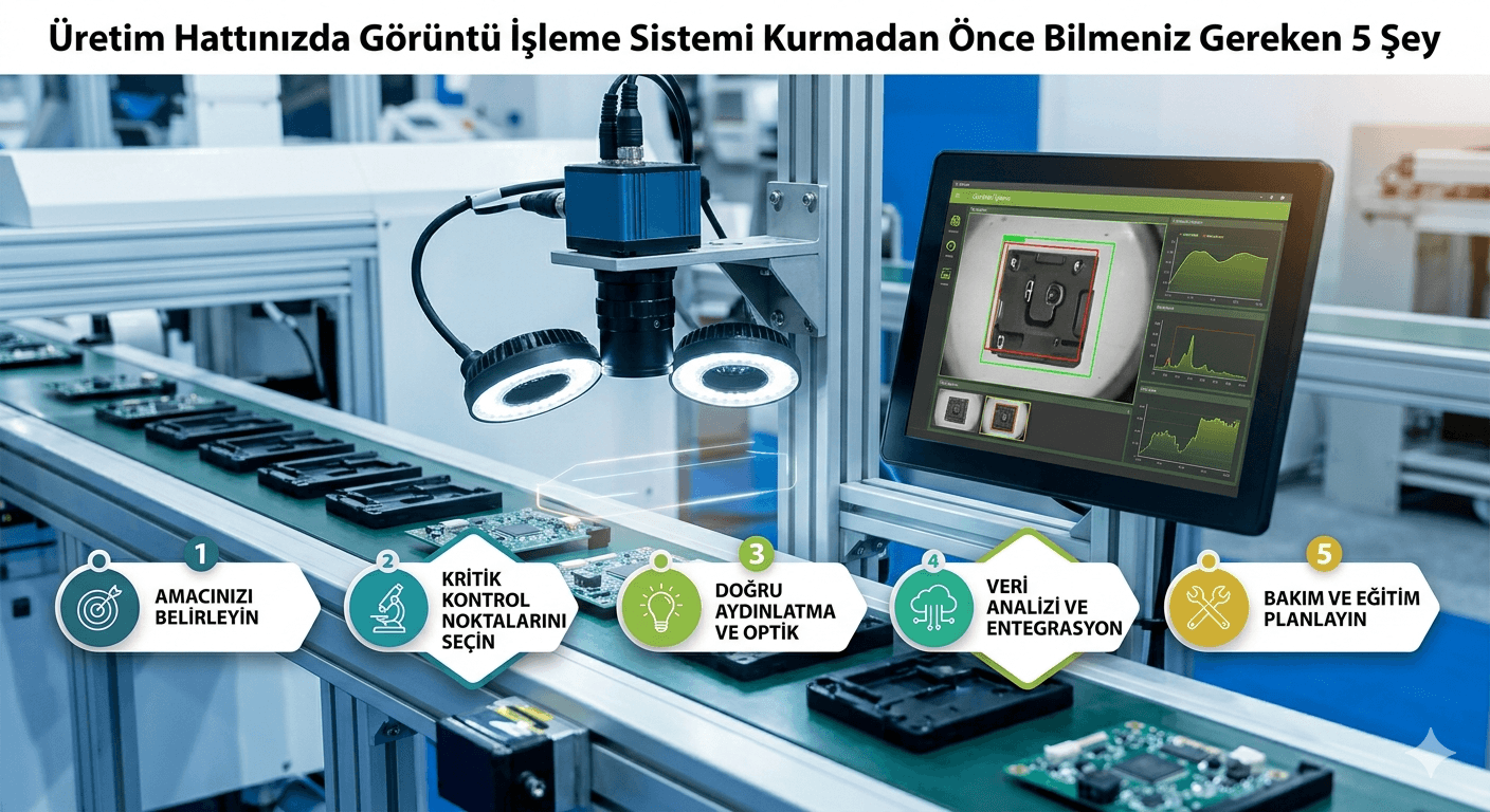 Üretim Hattınızda Görüntü İşleme Sistemi Kurmadan Önce Bilmeniz Gereken 5 Şey - Blog Görseli